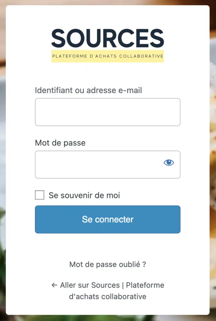 plateforme d'achats réseau Popotes