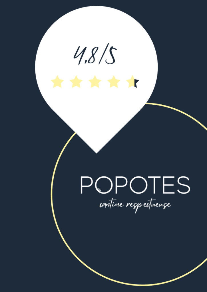 Avis clients Popotes cantine respectueuse