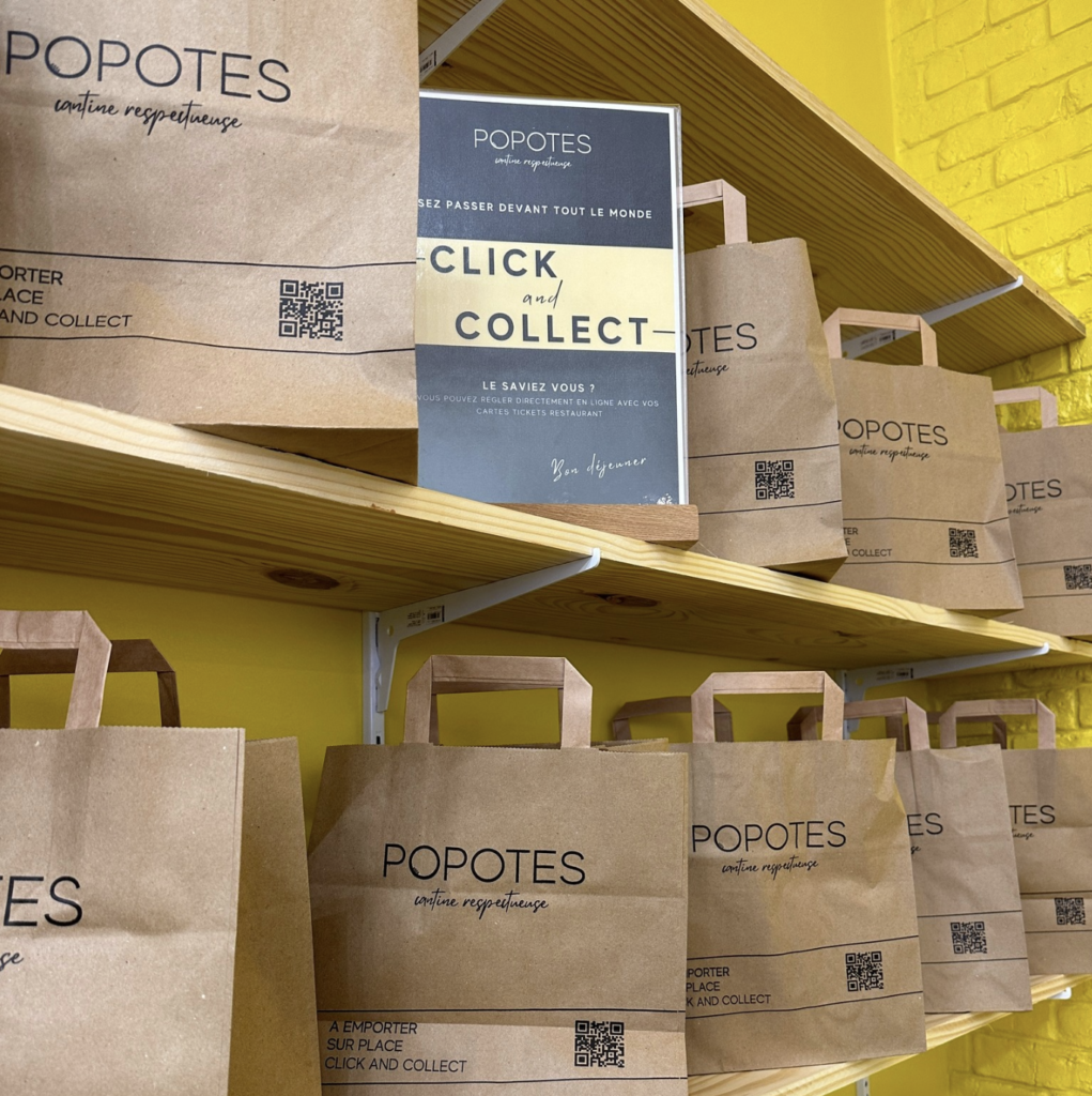 Click and collect Popotes cantine respectueuse